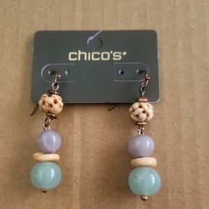 Chico's Multicolor Beaded Earrings